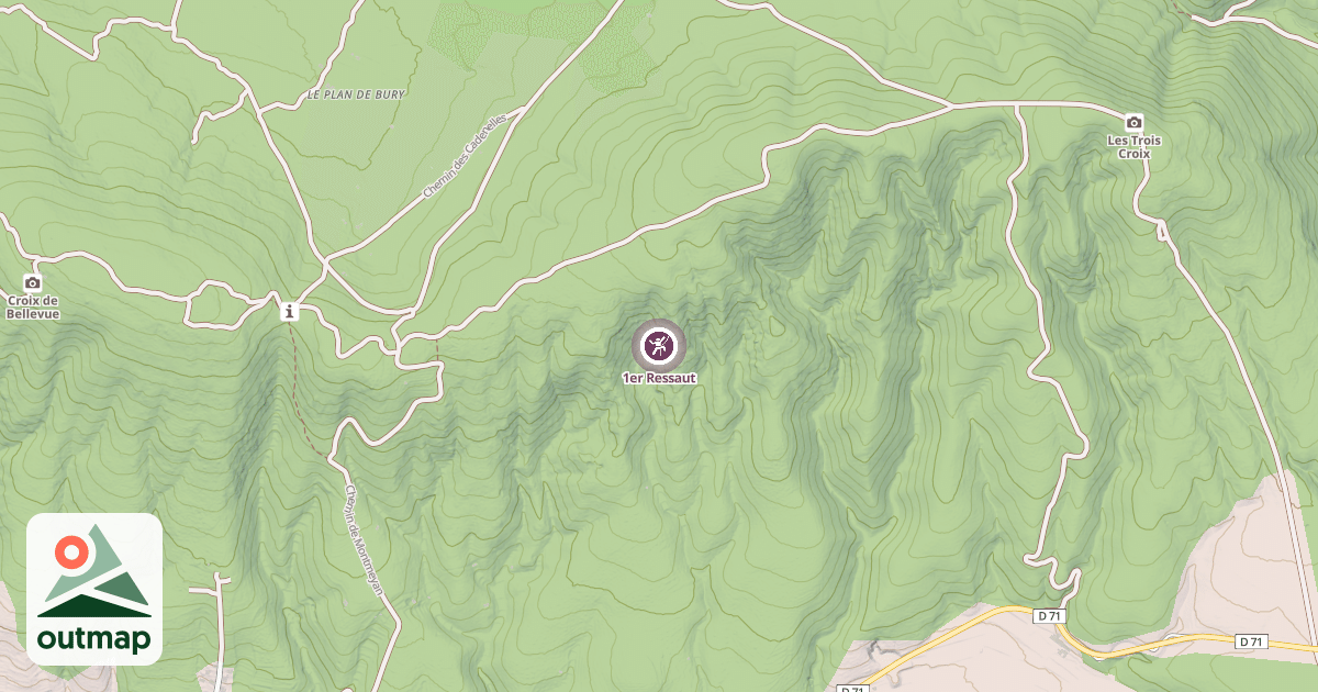 Map of 1er Ressaut
