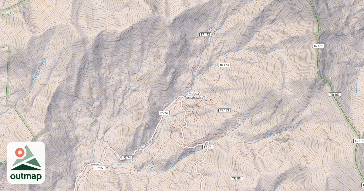 Map of Magua's Tomahawk
