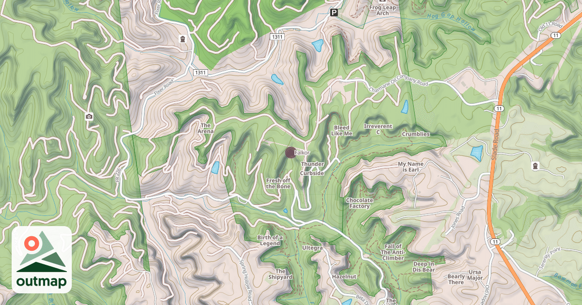 Map of Falkor