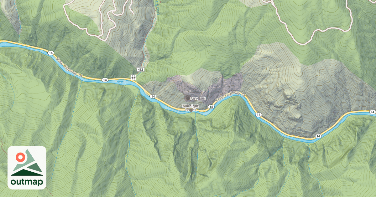 Map of Fat Albert