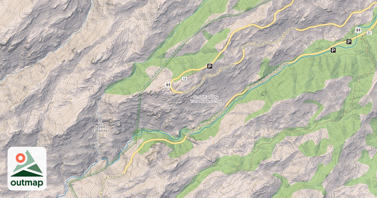 Map of Dr. Sniff and the Tuna Boaters