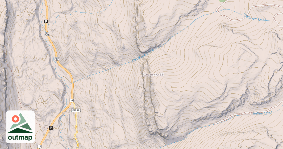 Map of Lone Survivor