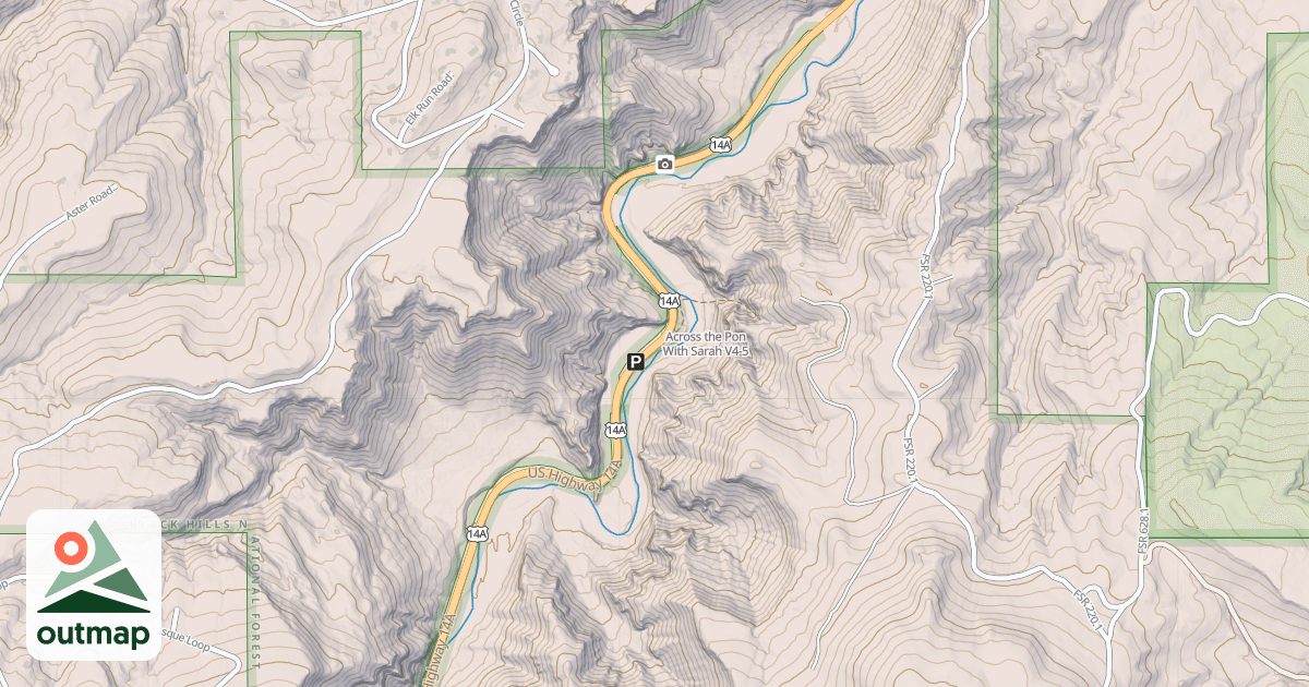 Map of Across the Pon With Sarah