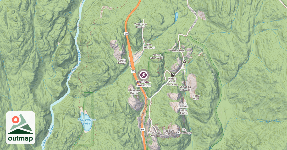 Map of The Gym - Sanitarium