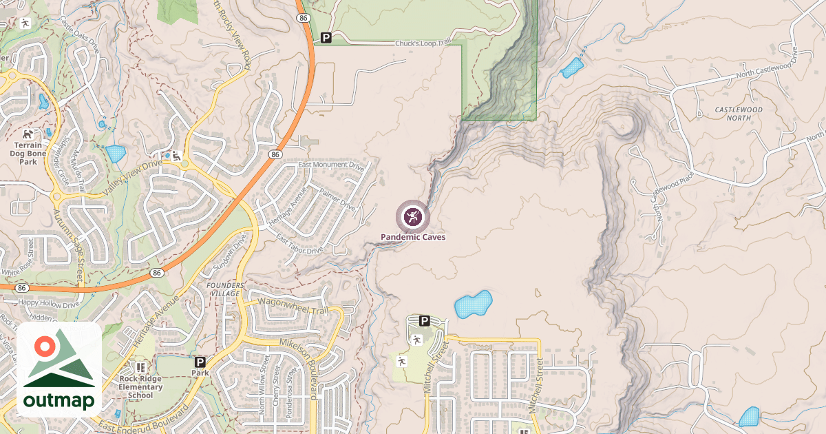Map of Pandemic Caves
