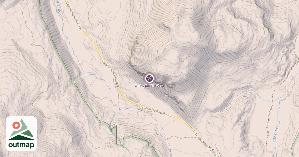Map of 3. Tiny Bubbles Area