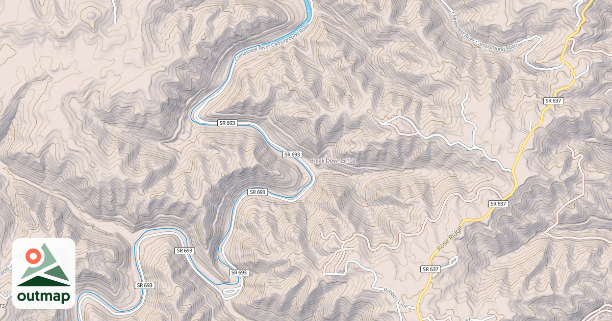 Map of Break Down