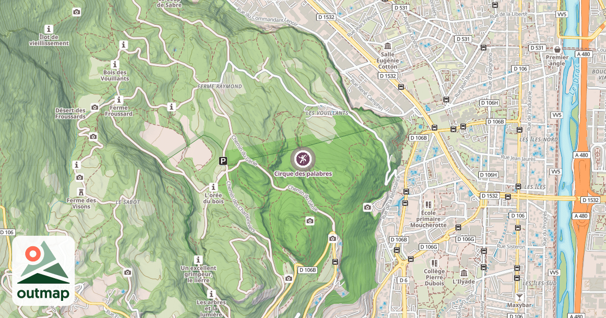 Map of Cirque des palabres