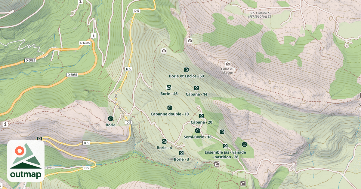 Map of Cabane - 16