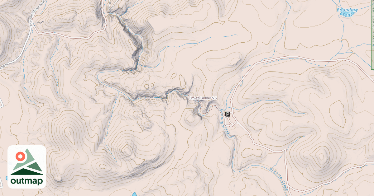 Map of Ernie's Ladder