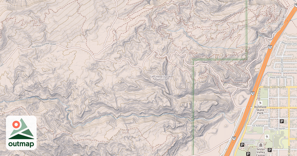Map of Left Hand Suzuki method