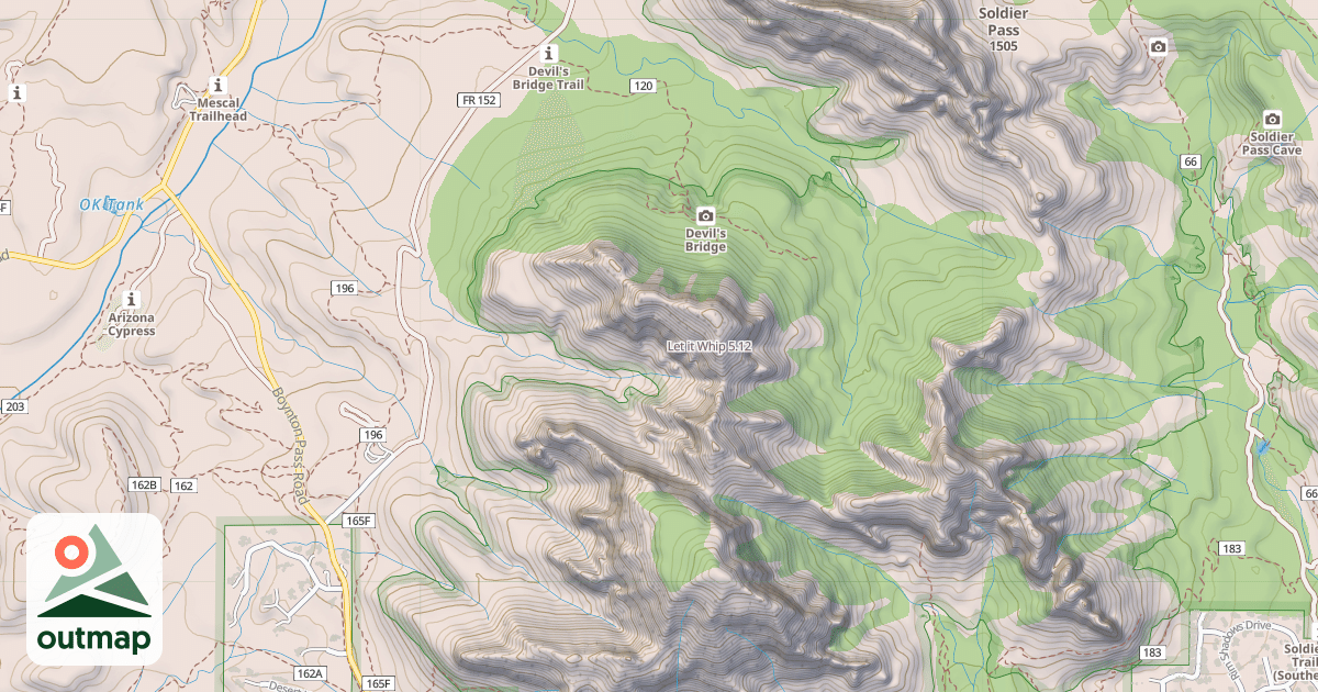 Map of Let it Whip