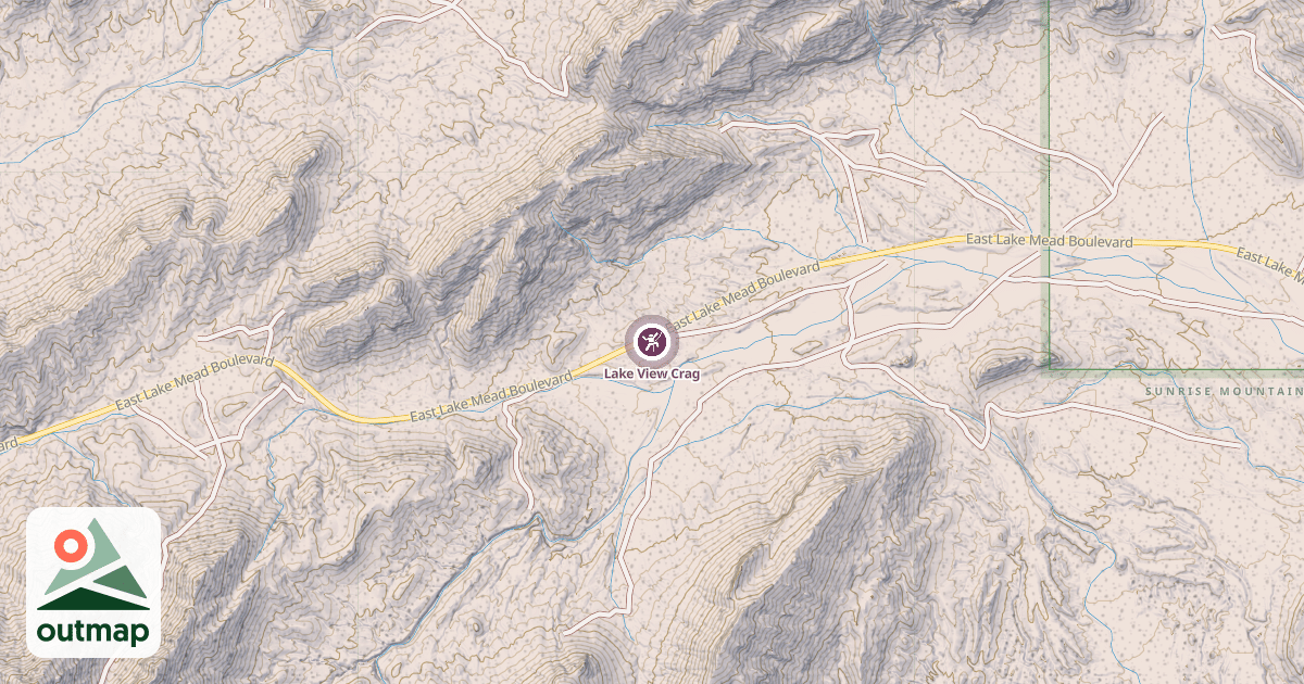 Map of Lake View Crag