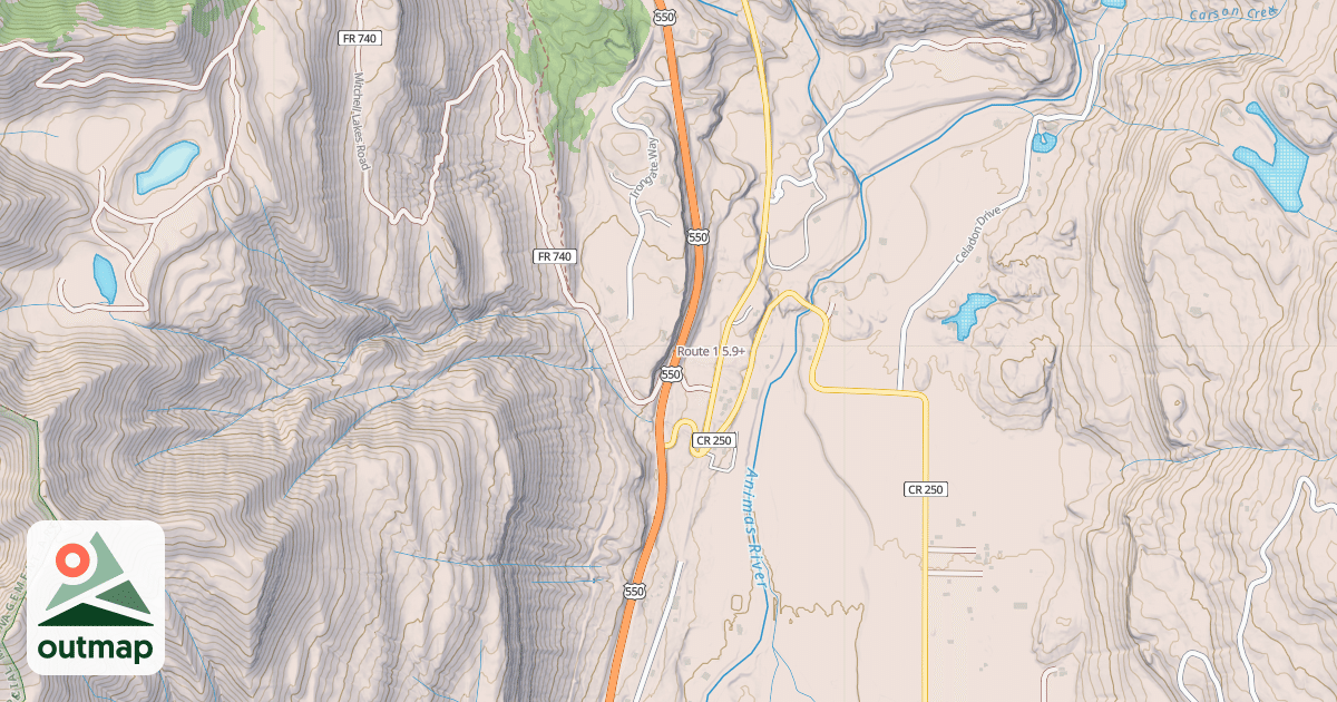 Map of Route 1