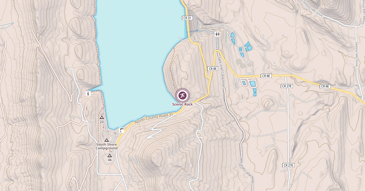 Map preview of Scenic Rock