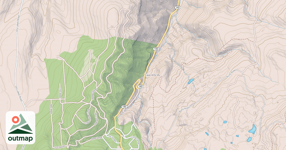Map of Cave Arts