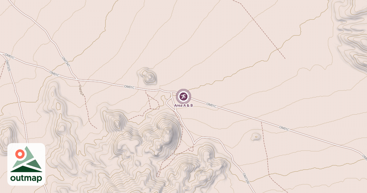 Map of Area A & B