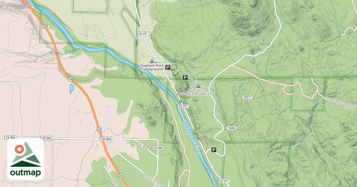 Map of Almost A Boulder