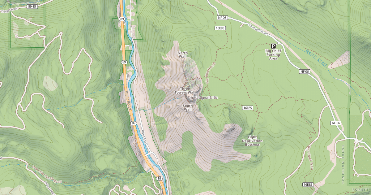 Map preview of Smoke Signal