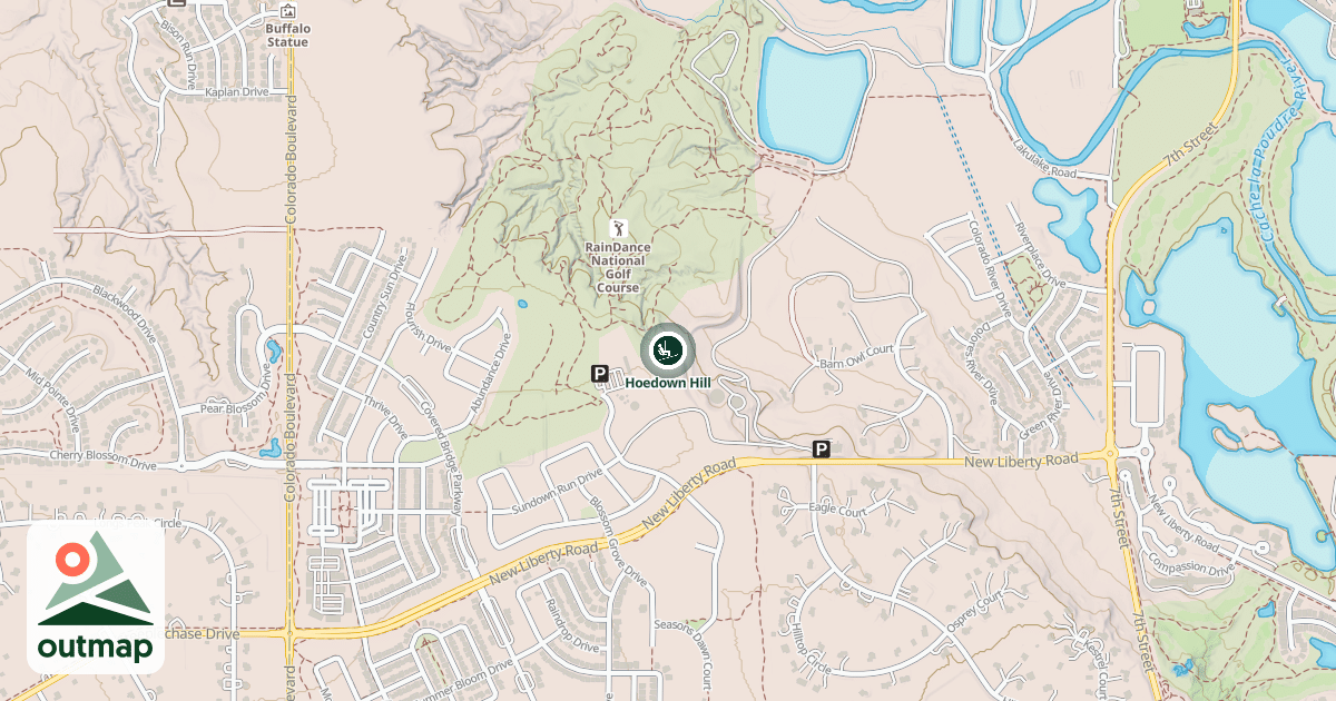 Map of Hoedown Hill