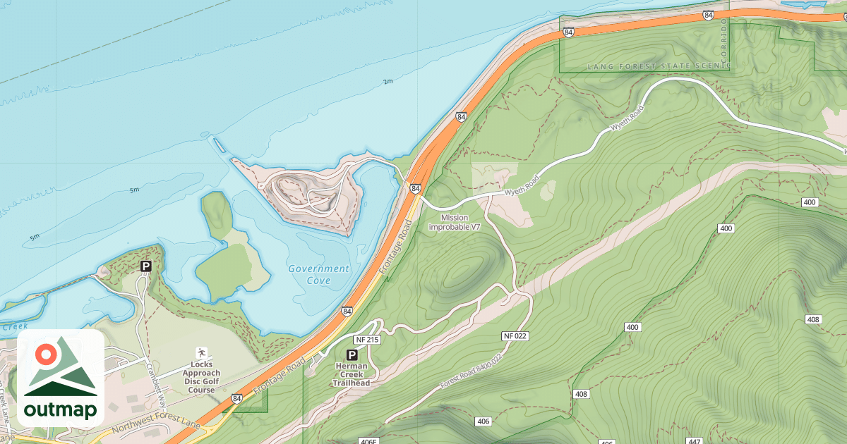 Map of Mission improbable
