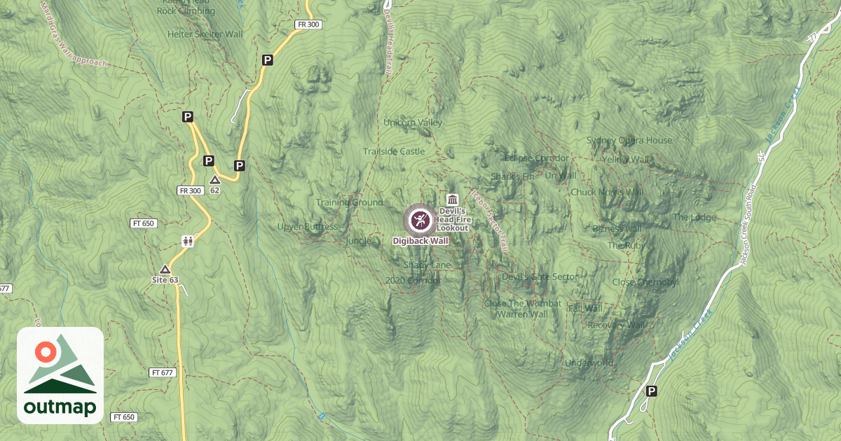 Map of Digiback Wall