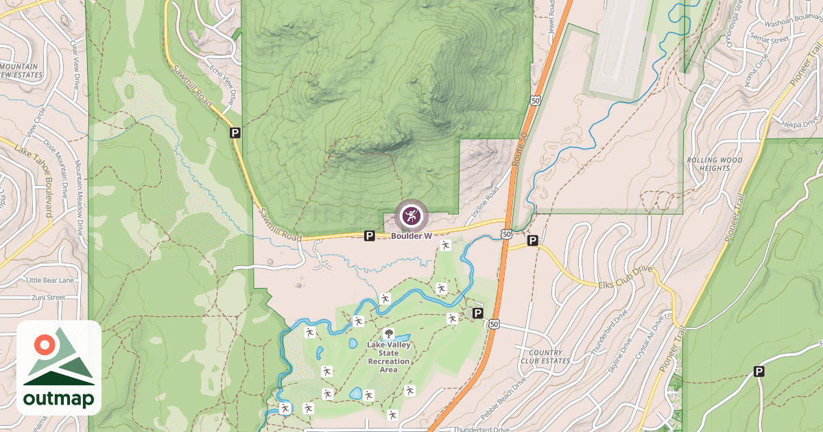 Map of Boulder W