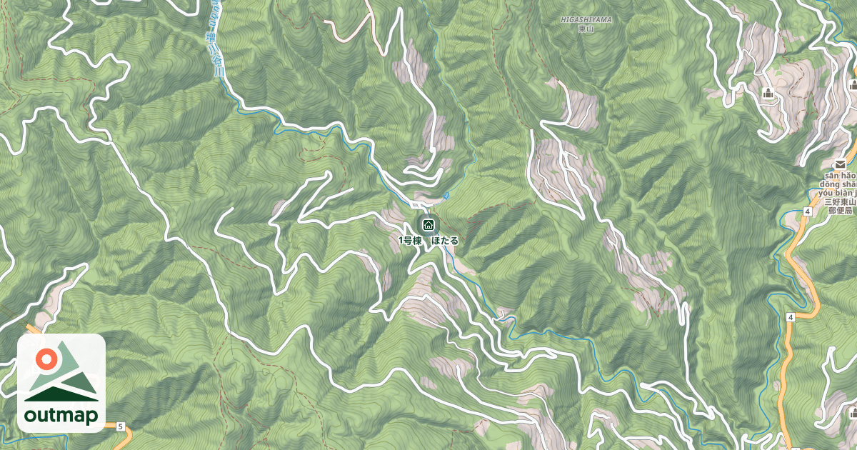 Map of 1号棟　ほたる