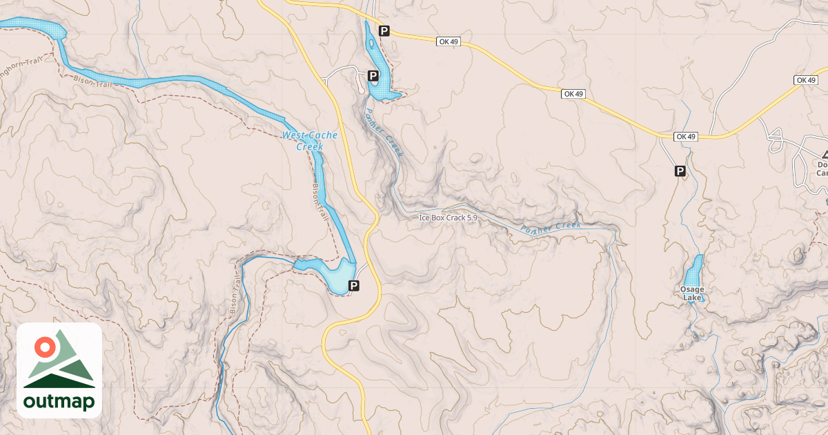 Map of Ice Box Crack