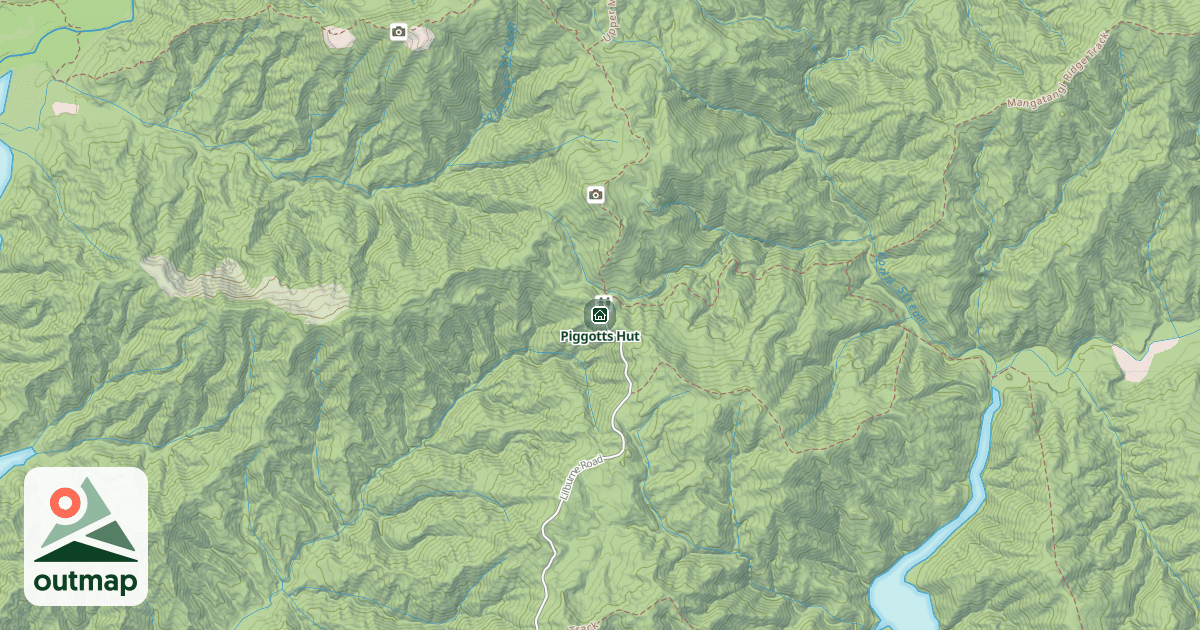 Map of Piggotts Hut