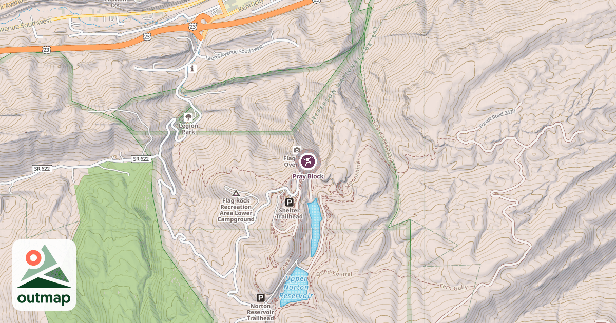 Map of Pray Block