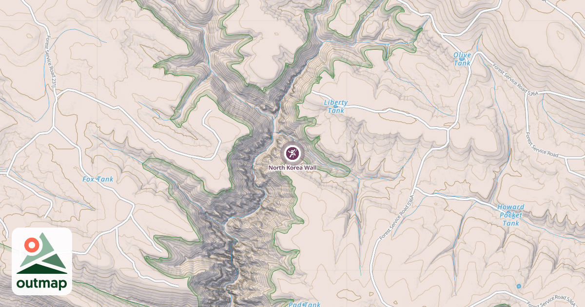 Map of North Korea Wall