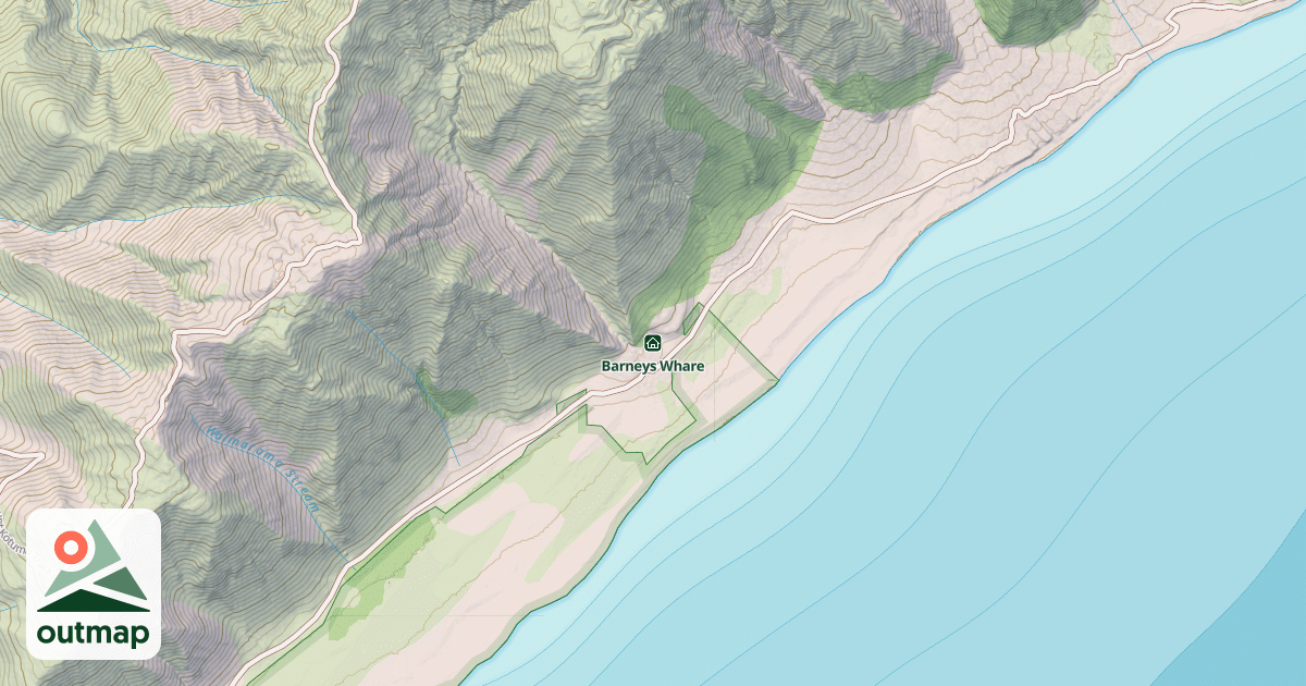 Map of Barneys Whare