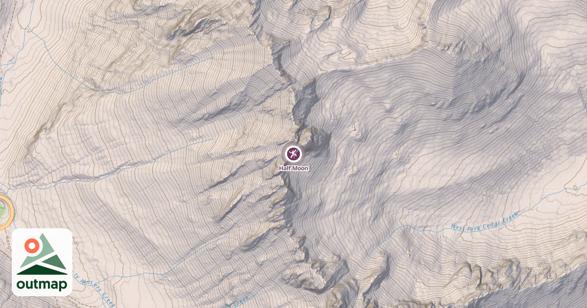 Map of Half Moon