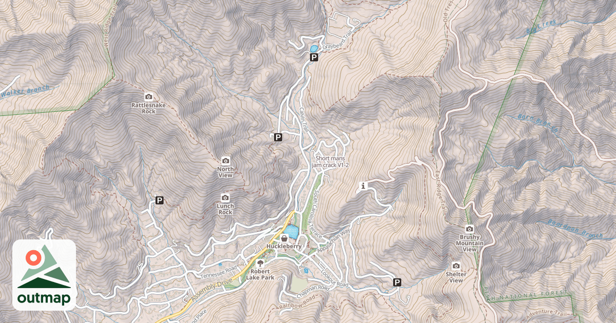 Map of Short mans jam crack