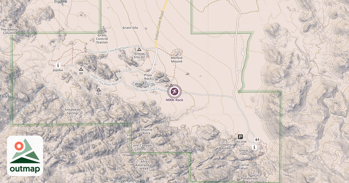 Map of N00b Rock