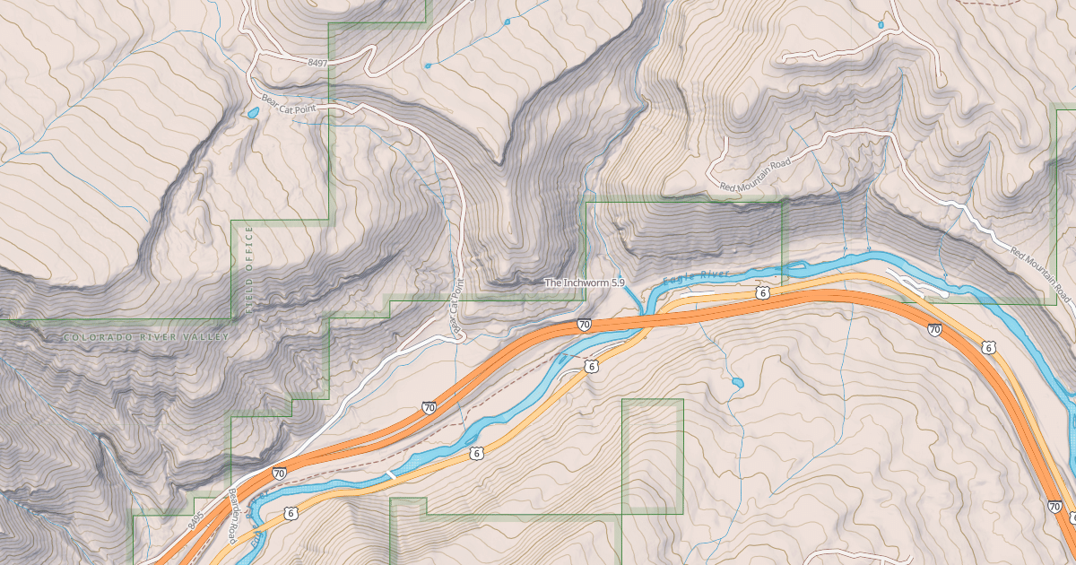 Map preview of The Inchworm