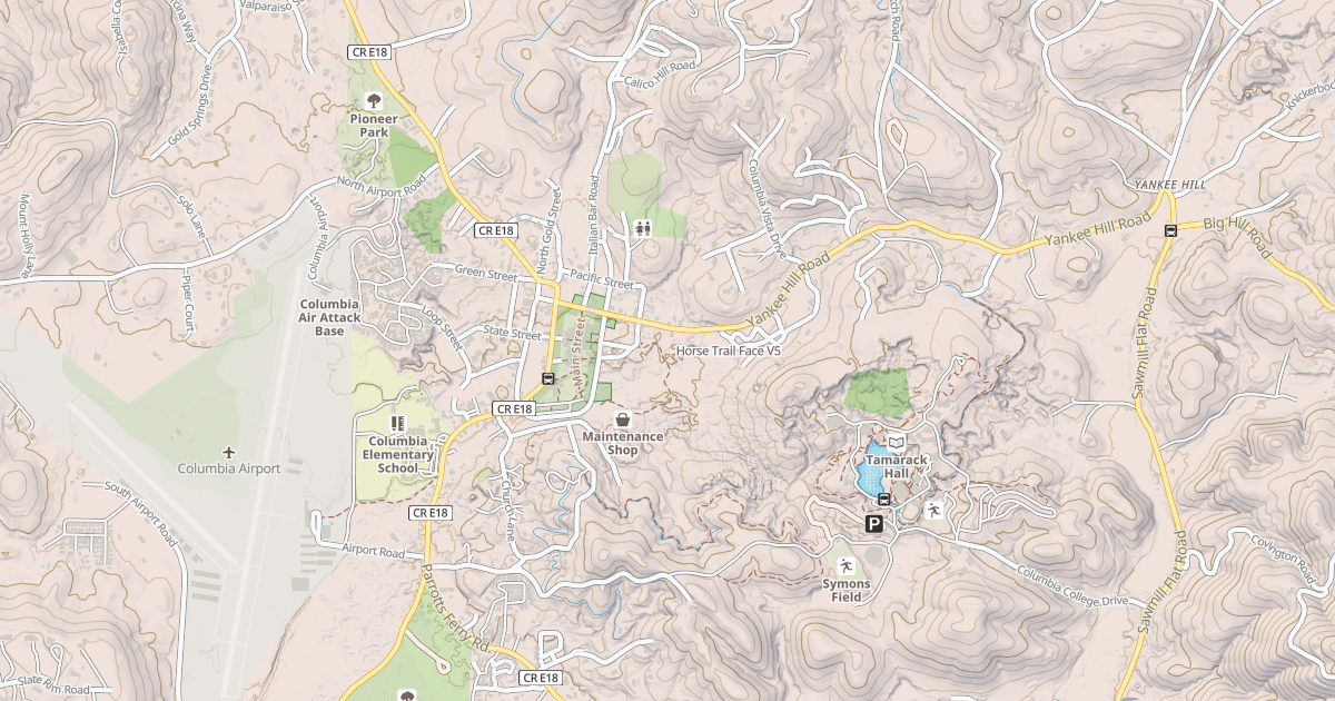 Map preview of Horse Trail Face