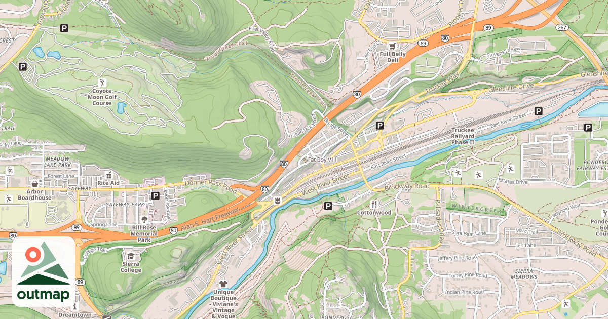 Map of Fat Boy