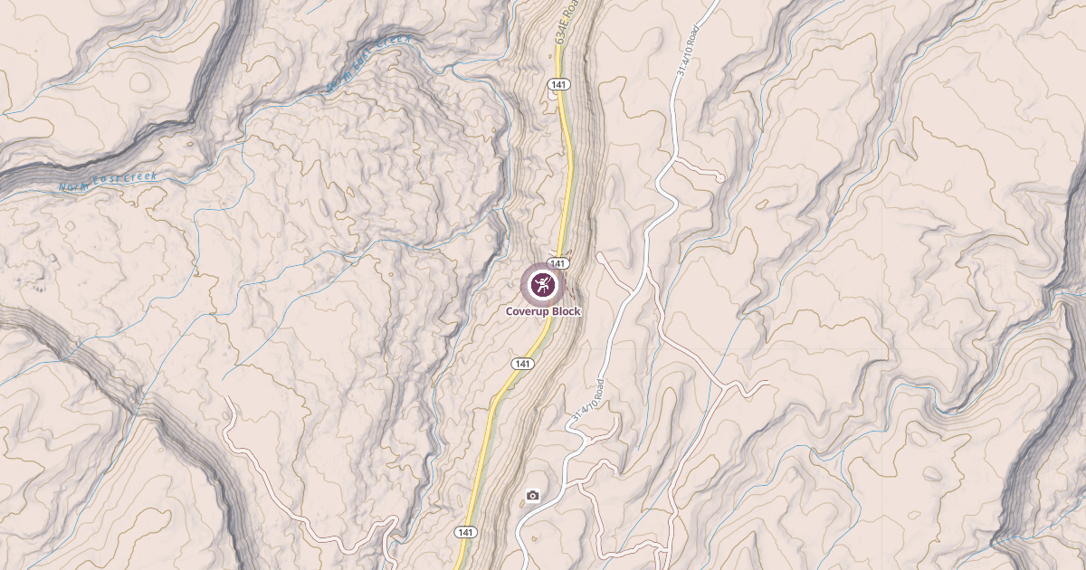 Map preview of Coverup Block