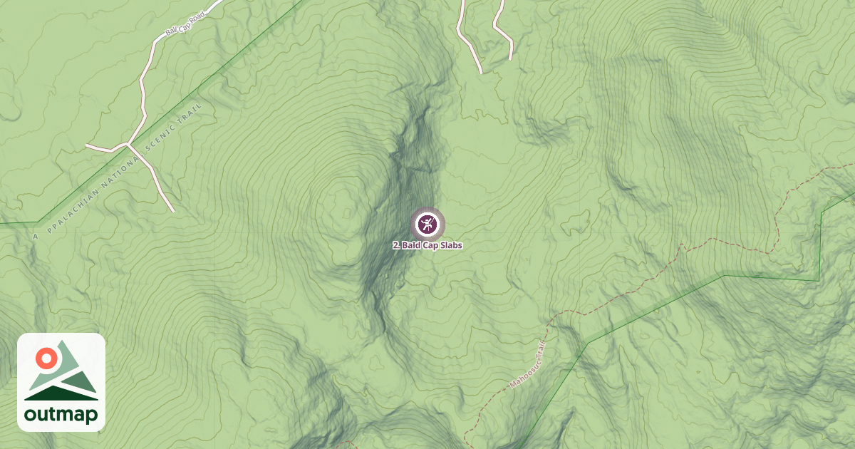 Map of 2. Bald Cap Slabs