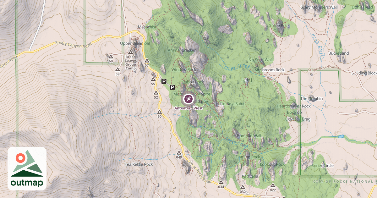 Map of Anteater - West