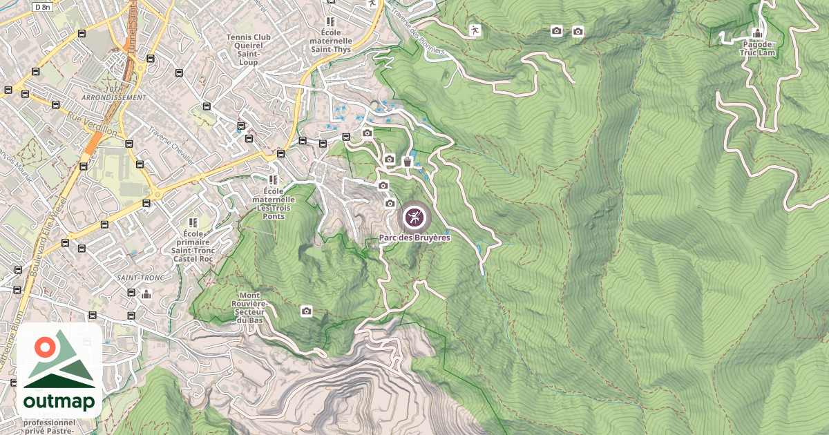 Map of Parc des Bruyères