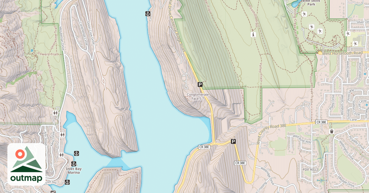 Map of Conglomerate Face