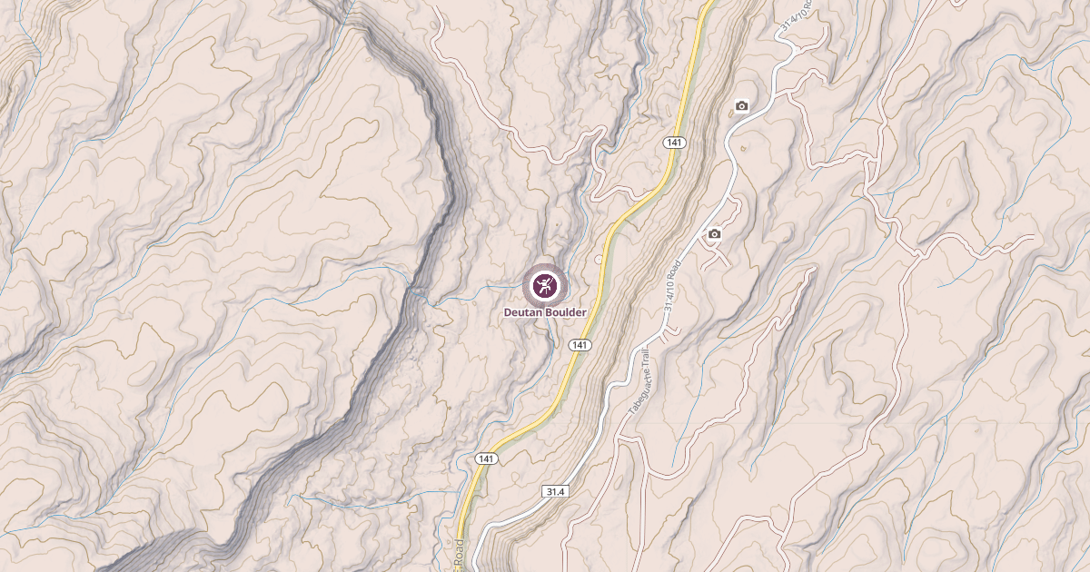 Map preview of Deutan Boulder