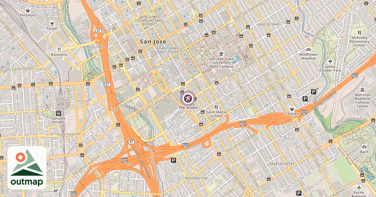 Map of The Studio