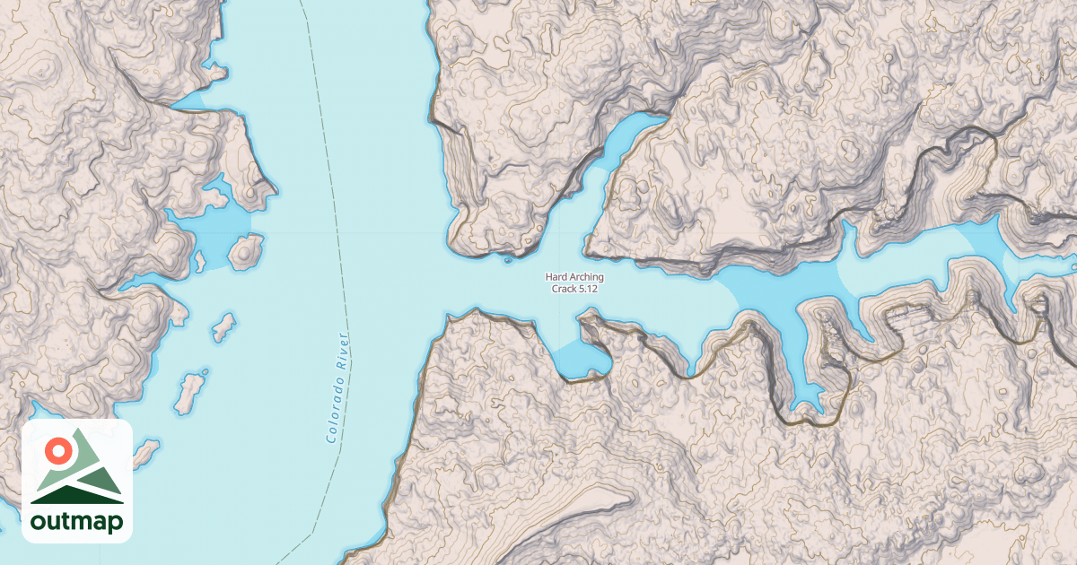 Map of Hard Arching Crack