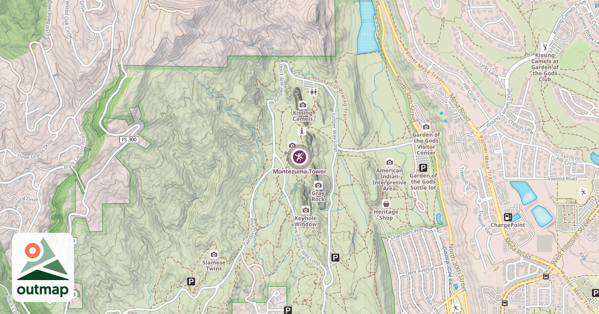Map of Montezuma Tower