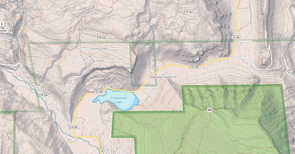 Map preview of Elephante Traverse