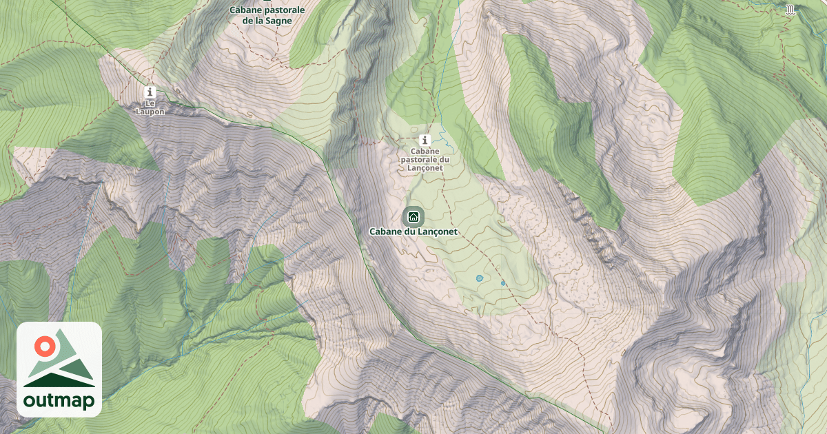Map of Cabane du Lançonet